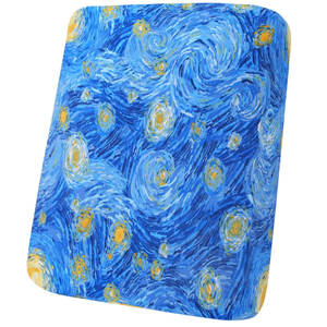 hyha Printed Couch Cushion Covers, Floral Sofa Covers Washable for Cushion Couch, Stretch Pattern Outdoor Cushion Covers for Patio Furniture with Elastic Bottom(Back Cover L, Starry Sky), 22"D x 43"W x 8"H