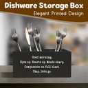 Positive Black Pen Holder for Desk, Inspirational Desk Decor, Funny Gifts for Coworkers Women Men Wooden Pen Pencil Holder Organizer for Office Accessories (Good morning)