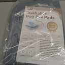 Washable Pee Pads for Dogs, 4 Pack Absorbent Reusable Training Dog Pads Pet Puppy Pads, Non-Slip Potty Pads for Whelping, Playpen, Crate, Bed, Grey 18"x24" (Gray)