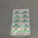 SmartSign - PP-2023 Pack of 50 Sequentially Numbered Parking Permits | 1.5" x 3" Reflective Decals Black/Green on White
