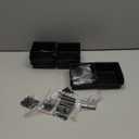 Slatwall Bins with Hooks, Plastic Slatwall Accessories for Organizer Containers for Garage, Hardware, Craft Room, Kitchen, Tool Shed, Workbench (12 Pack)