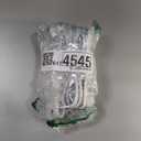 2 Pack 3FT Flat Plug Extension Cord Power Strip with 3 Outlets, Patented Detachable Ultra-Thin Outlet Cover Concealer & Ultra-Flat Plug, Max. 13A 125V 1625W ETL Listed, White Color