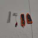 Wire Tester RJ45 RJ11 Cable Tracker Line Finder Multifunction Wire Tracker Ethernet LAN Network Cat5 Cat6 with Earphone for Cable Collation, Network Maintenance Collation, Telephone Line Test (Orange)