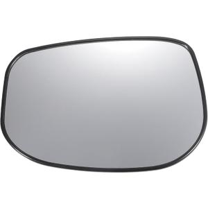 X AUTOHAUX Car Rearview Left Driver Side Mirror Glass Replacement W/Backing Plate Non-heated White Glass for Honda Jazz Fit 2009-2013