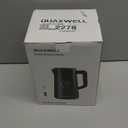 1.5L Electric Kettle Stainless Steel, Double Wall Cool Touch Teapot, Fast Boil,5 Temperature Control, LED Display, Auto Shut-Off,Keep Warm Function,Black