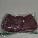 Small Shoulder Bags for Women Suede Handbag Cute Bow Purse Y2K Suede Hobo Handbag Clutch Underarm Purse (One Size, Burgundy)