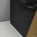 MEEXPAWS Cat Litter Box Enclosure Furniture Hidden, Cat Washroom Bench Storage Cabinet |Large 25.6'' x 17.7'' x 17.7''| Dog Proof | Waterproof Inside/Easy Clean | Easy Assembly | Odor Control(Black)