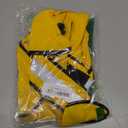 Weesiber Dog Raincoat, Adjustable Waterproof Dog Rain Jacket Poncho with Reflective Strip and Leash Hole, Lightweight Pet Rain Coat for Small to X-Large Dogs (M, Yellow)