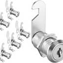5PCS Cam Locks 5/8" Cabinet Thumb Lock for Camper, Trailer, Motorcycles, Mailbox, Drawer