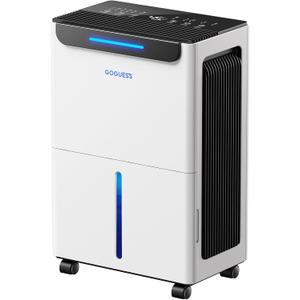 1600 Sq.ft Dehumidifier for Basement - 21 Pints, Drain Hose & Humidity Control Large Room Dehumidifiers for Home, RV, Bathroom, Bedroom - 3 Modes & 24H Timer White