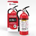 Kidde Fire Extinguisher for Home and Office, 2-A: 10-B:C, 3.2kg, Hose and Wall Bracket (Included)