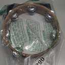 Wooden Hand Held Percussion Tambourine with Storage Bag - 8 Inches, Ideal for Church, Wedding, Party, Dance, Photo Shoot