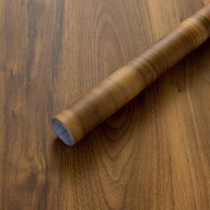 Wood Contact Paper Peel and Stick - Brown Self Adhesive Vinyl Wrap Wooden Grain Waterproof Wallpaper - 23.6''x120'' Removable Nature Wall Paper for Cabinet Countertop Kitchen