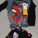 Marvel boys 2-piece Snug-fit Cotton Holiday Pajama Set, Soft & Cute for Kids (10, Spider Costume)