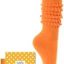 Slouch Socks for Women - Green Purple Long Boot Stack Socks, Orange Yellow Pink Blue Gifts