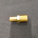 Joywayus Hose Barb Reducer 3/4" to 1" Barb Fitting Reducing Splicer Hex Union Brass Fitting Water/Fuel/Air