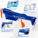 3Packs Electric Water Gun for Kids & Adults, Automatic Fill Up, Powerful Squirt Guns with 28-32 FT Long Range, Summer Outdoor Pool Beach Water Pistol/Blaster Toys
