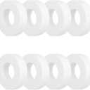 8pcs Pool Cleaner Climbing Ring Compatible with Dolphin M200/M400/M500, Nautilus/CC Plus, DX3/DX4/DX6, White Wheels Rings Replacement Part for Pool Cleaner