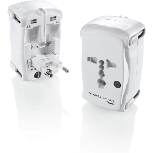 Conair Universal Travel Adapter, European Travel Plug Adapter with Surge Protection, All-in-One Worldwide Travel Adapter