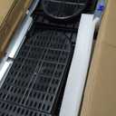 Chicken Nesting Box, 6 Compartments Metal Chicken Laying Box with Roll Away Egg Collection and Perch, Rust Proofed Wall Mount Poultry Nesting for Hens Red