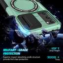 Phone Case for Samsung S20 FE 5G with Ring Holder Magnetic Black, Camera Lens Protector Cover for Samsung Galaxy S20 FE Case Shockproof Anti-Slip Slim (Green)