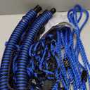 Hapfan 40'' Spider Web Tree Swing, 750 lbs Outdoor Saucer Net Swing with Swivel and 9.8 FT Hanging Straps, Backyard Play Set Accessories (Blue)