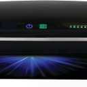 Fellowes Laminator Venus 2 125, Rapid 30-60 Second Warm-up Laminating Machine, with Laminating Pouches Kit (5734801), Black, Silver, 5.1" x 21.3" x 8.2"