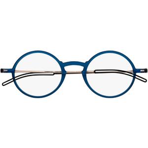 Always With You ThinOptics Reading Glasses - Ultra Thin, Durable, Lightweight - Optical Grade Lenses (Round / Blue)