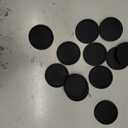 Non Slip Furniture Pads - 2" Anti Skid Caster Cups, 12PCS Round Furniture Coasters for Hardwood Floors, Anti Slide Furniture Cup Bed Couch Floor Protectors,Furniture Stoppers to Prevent Sliding(Black)