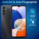 5 x Screen Protector Compatible with Galaxy A14 5G, [3+3 Pack] Camera Lens Protectors, Fingerprint Unlock Support, HD Tempered Glass, Touch Sensitive, Anti Scratch (for Galaxy A14-6.6 Inch)
