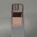 Meifigno for iPhone 16 Pro Max Case Wallet (3-4 Cards & Cash), Built-in Mirror & Kickstand, Surround Raised Lens Protection, Metal Plating Glossy for 16 Pro Max Case with Card Holder Women, Rose Gold