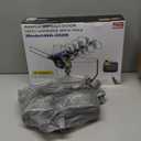 PBD Amplified Outdoor TV Antenna with 360 Motorized Rotation, UHF/VHF Long-Range Reception, Remote Control, Mounting Pole & 40FT RG6 Cable, Dual TV Outputs, Supports 4K/1080P Smart & Older TVs