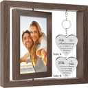 HELORAY 25th Wedding Anniversary Picture Frame Gifts for Couple Unique 25 Silver Anniversary Presents 25 Year Anniversary Decorations Gifts for Husband Wife Friends Parents Her Him