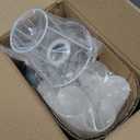 Light Blue Small Bedside Mini Table Lamp for Bedroom, Cute Bedroom Lamps for Nightstand, Cute Mini Table Lamps for Small Spaces with Scalloped Shade for Kitchen Counter, Bookshelf, Kids Dorm, Office (On/Off Switch)