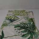 Tropical Leaf Shower Curtain, Green Tropical Palm Leaves Monstera Banana Leaves Bathroom Curtain Waterproof Fabric Machine Washable with Hooks, 72" Wx72 L