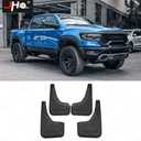 JHO Front Rear Mud Flaps Splash Guards Mudflaps Custom Fit for Dodge Ram 1500 TRX 2021 2022 2023 Exterior Accessories No Need to Drill Holes(Set of 4)