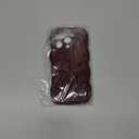 FABSPARK Phone Case for iPhone 16 Pro Case,Simple Wave Design Wavy Frame Soft Silicone Aesthetic for iPhone 16 Pro,Wine Red