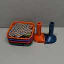 Coin Sorter Tray & Coin Sorter Tube - 4 Color Coded Coin Separator Trays and Coin Sorters Tubes Bundle with 100 PCS Coin Wrappers Assorted