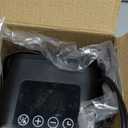 Small Space Heater for Indoor Use, Fast Heating Portable Desk Heater, Dual Power Modes, Timer & Overheat Protection Personal Space Heater for Bedroom, Office, Home (Black)