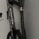 Scooters for Kids 8-12, Teens & Adults - Lightweight, Foldable, 8-Inch Big Wheels, Hand Brake & Bell, 4 Adjustable Height Levels, 240 lbs Max Load, Perfect for School, Campus and Park Rides (Black)