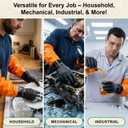 Gastody - Chemical Resistant Gloves, Reusable,Heavy Duty Safety Work Gloves,Resist Acid,Oil,Alkali - L - Extra-long 27.5"
