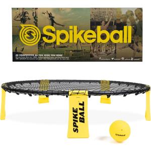 Spikeball The Original Kit 1-Ball Game Set - Outdoor, Yard & Camping Games - Includes Ball, Net, Drawstring Bag & Rulebook Set