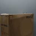 VASAGLE EKHO Collection - Swivel Bar Stools Set of 2, Counter Height Backless Bar Stools, Synthetic Leather with Stitching, Mid-Century Modern, 25.6-Inch Tall Kitchen Barstools for Home, Caramel Brown