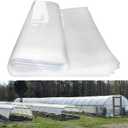 Greenhouse Plastic Sheeting 16x28 ft, 6 mil Thickness Replacement Cover, UV Resistant