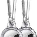 Tech21 Evo Clear AirTags case with Carabiner. Compatible with Apple AirTag Pack of 2
