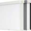 AOSKY Blackout Roller Shades Cordless Blinds for Windows, Free-Stop Shades with Valance, Thermal Insulated Fabric, UV Protection, Natural Woven Blinds for Home and Office (34.5" W x 72" H, White)