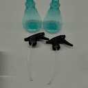 2 Pcs Spray Bottles, 500 ml/17 oz Empty Water Spray Bottles, Plastic Reusable Adjustable Mist Sprayer Squirt Bottles Containers Refillable for Cleaning Solutions, Gardening, Plants (Blue)