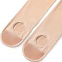 2 x Girls' Convertible Ballet Tights, 50D Ultra Soft Professional Transition Dance Tights for Ballet (5-7 Years, Deep Nude)