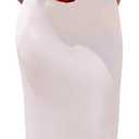 Milumia Women's Floral Print Tube Maxi Dress Strapless Knit Bodycon Long Dresses (Small, Red and White)