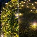 Christmas Net Lights Outdoor 120 LED 6ftx5ft Christmas Decorations Light ,8 Modes Connectable Waterproof Net Mesh Lights for Xmas Trees, Bushes, Wedding, Garden, Outdoor, Indoor Decor (Warm White)